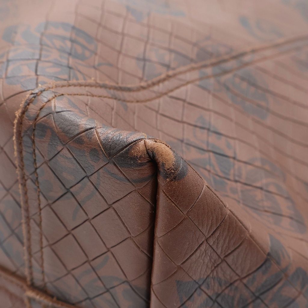 Bottega Veneta Intrecci Omilage Butterfly Tote Brown Leather — view 6