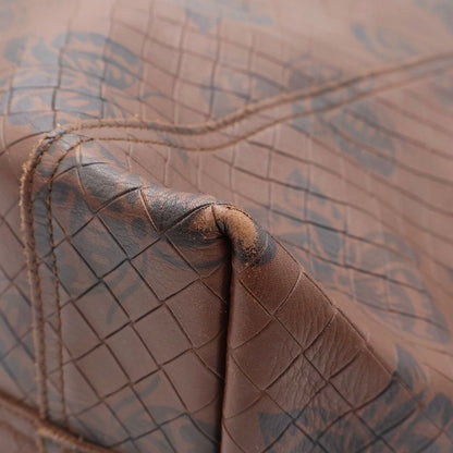 Bottega Veneta Intrecci Omilage Butterfly Tote Brown Leather — view 6