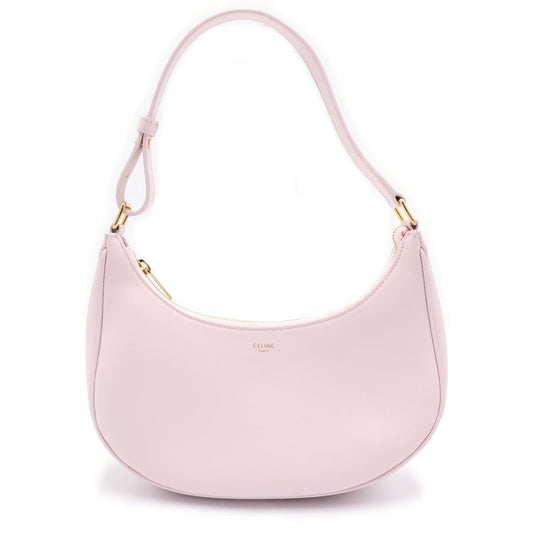 Celine Ava Shoulder Bag Light Pink Leather Gold