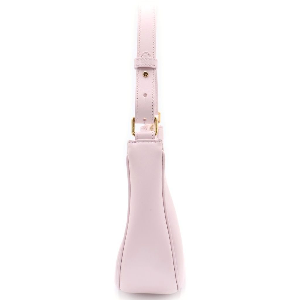 Celine Ava Shoulder Bag Light Pink Leather Gold — view 3