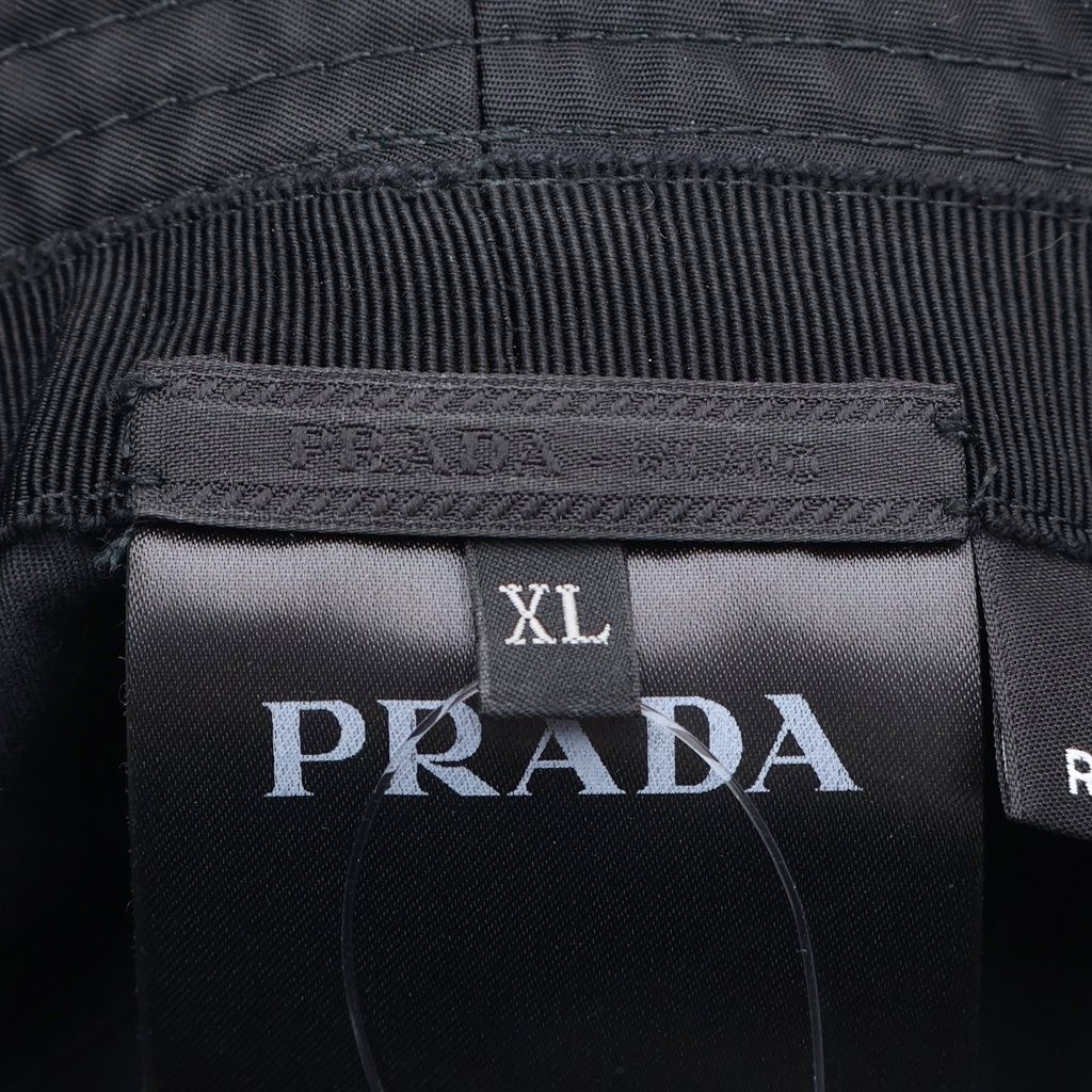 Prada Re-Nylon Bucket Hat Black — view 7