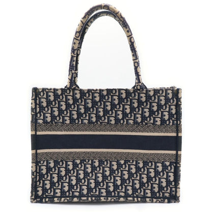 Dior Book Tote Oblique Allover Print Navy — view 2