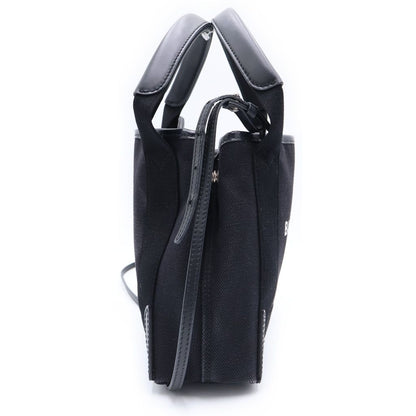Balenciaga Navy Cabas XS Canvas Tote Black with 2-Way Pouch — view 3