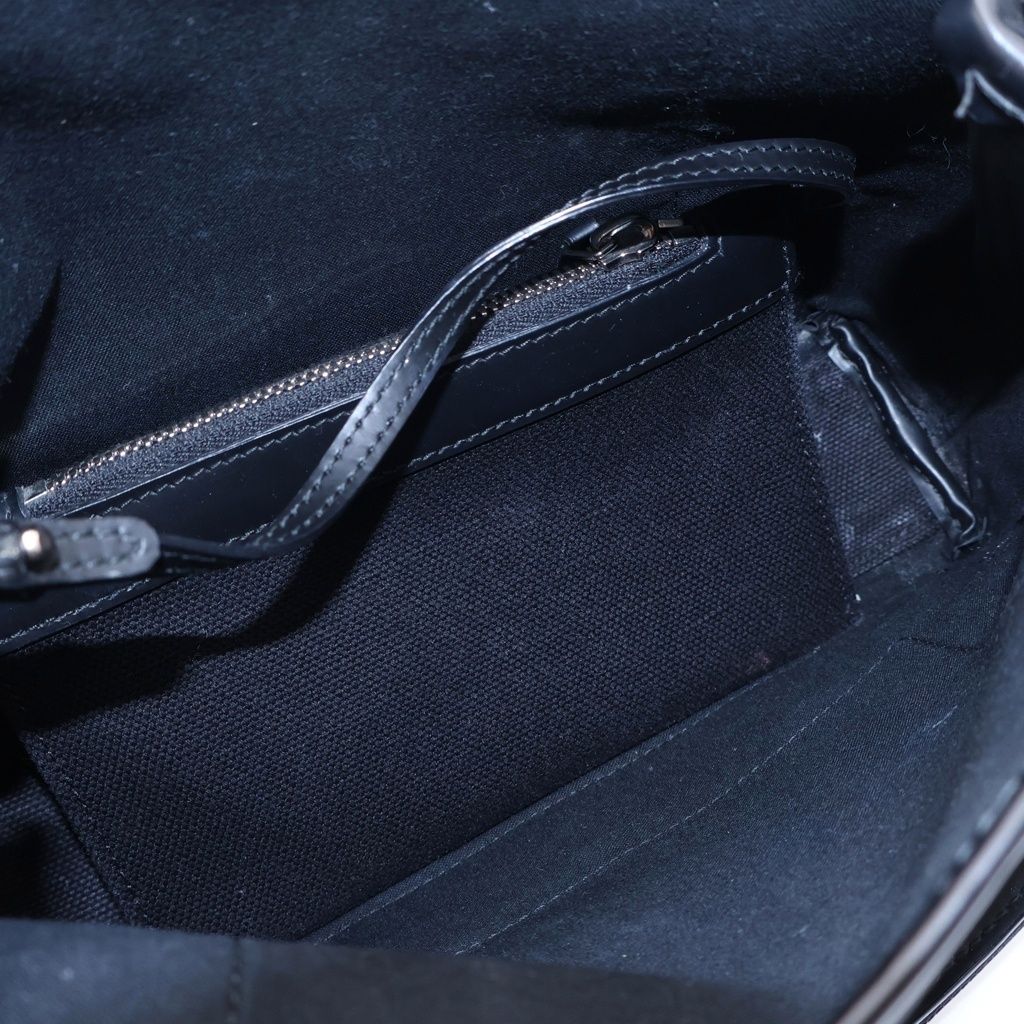 Balenciaga Navy Cabas XS Canvas Tote Black with 2-Way Pouch — view 5