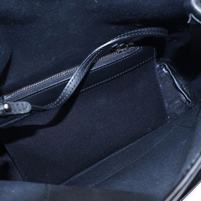 Balenciaga Navy Cabas XS Canvas Tote Black with 2-Way Pouch — view 5