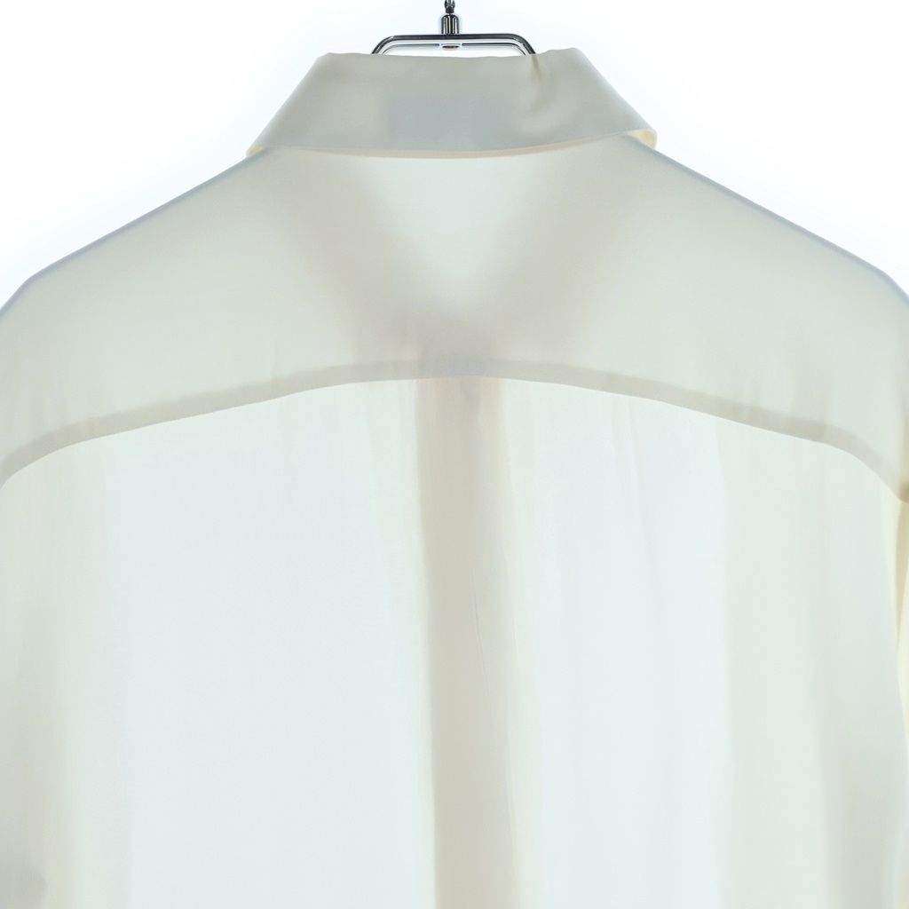 Saint Laurent Silk Shirt Ivory 36 — view 4