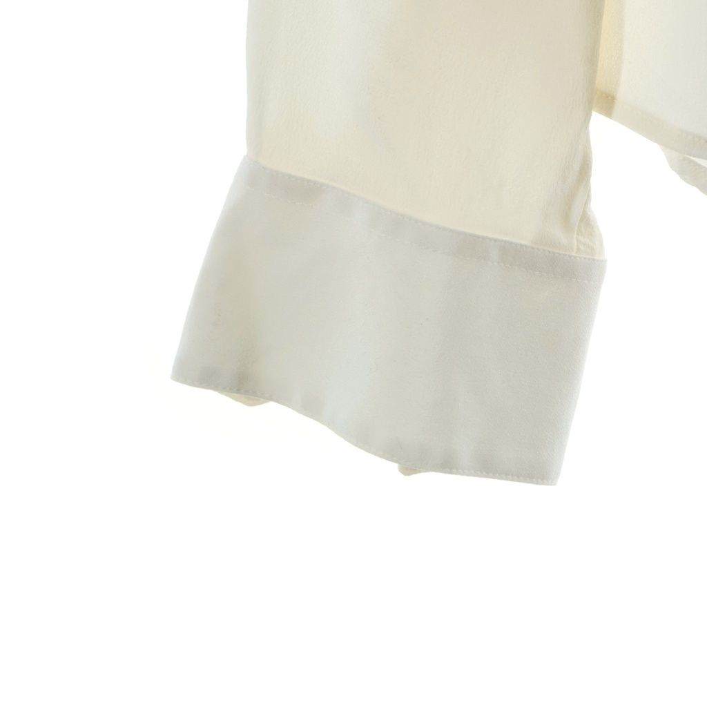 Saint Laurent Silk Shirt Ivory 36 — view 5