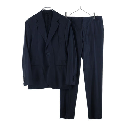 Hermes Suit Set Striped Jacket Pants Black 48