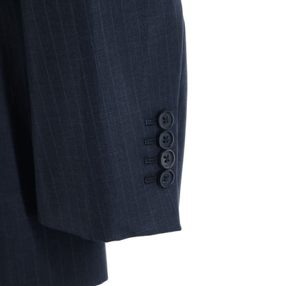 Hermes Suit Set Striped Jacket Pants Black 48 — view 6