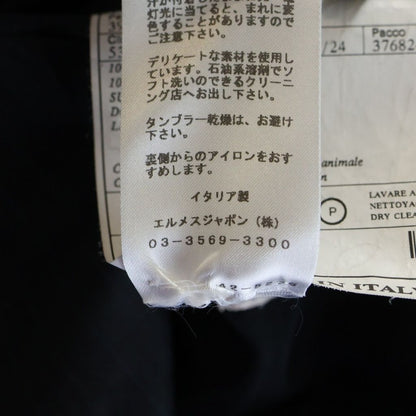 Hermes Suit Set Striped Jacket Pants Black 48 — view 8
