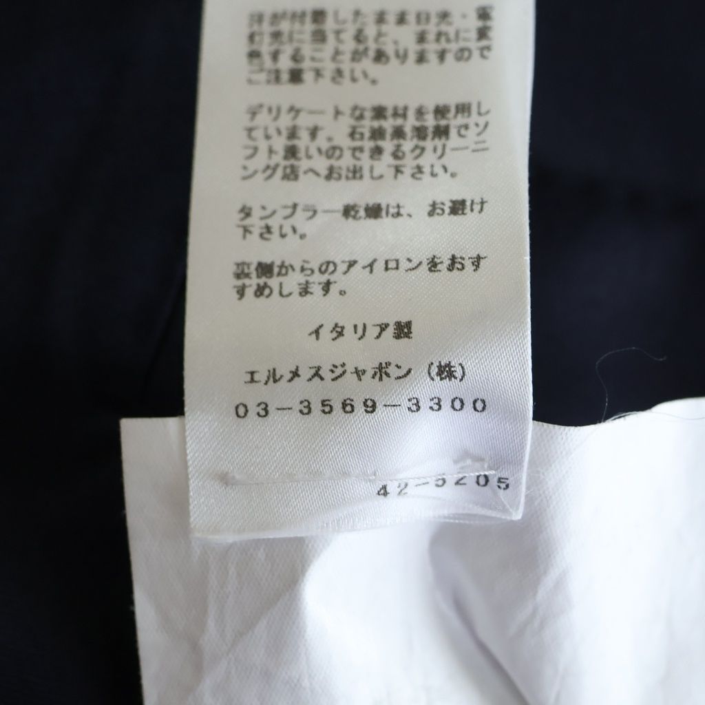 Hermes Suit Set Jacket Pants Navy 48 — view 8