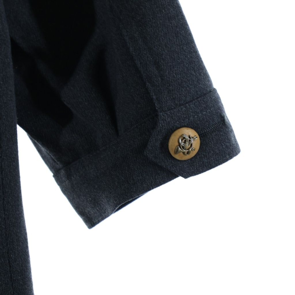 Hermes Coveralls Hunting Jacket Gray Wool Leather — view 7