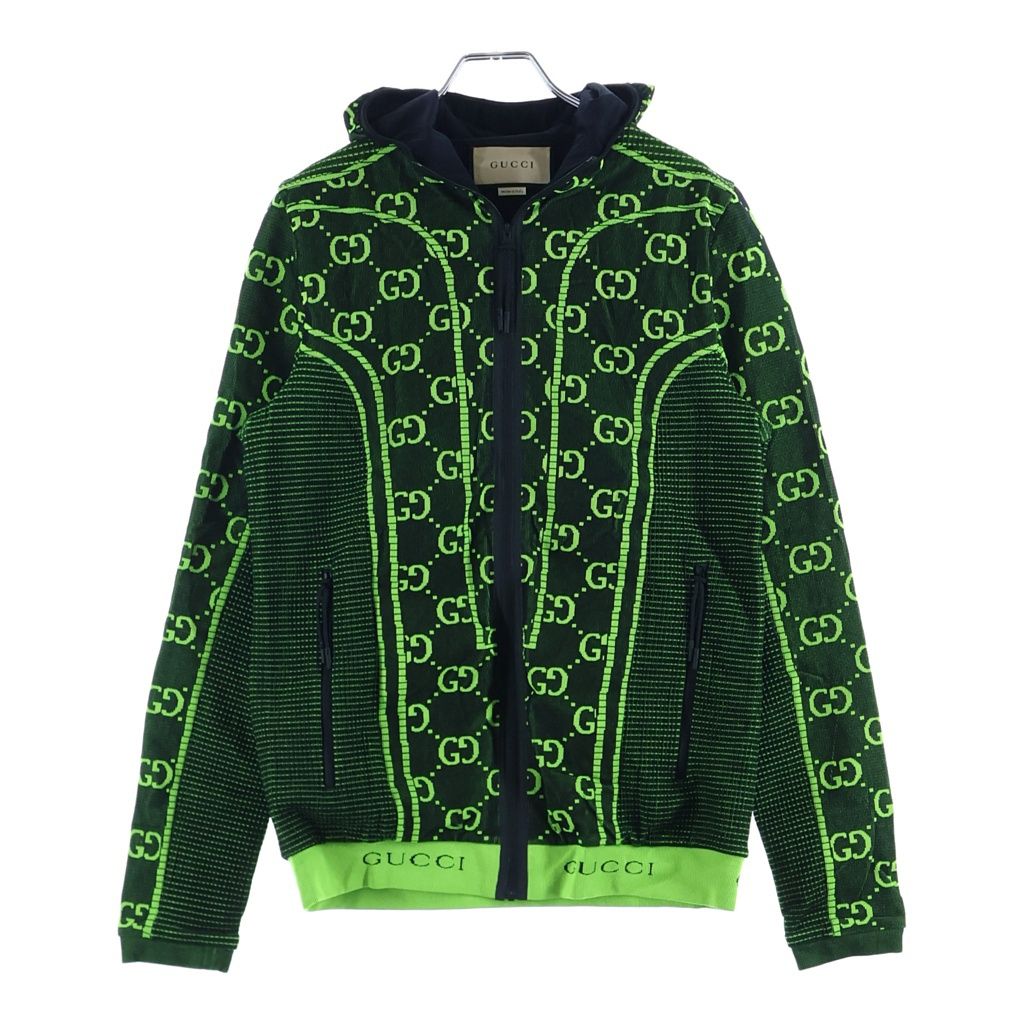 Gucci GG Pattern Light Jacket Lime Green