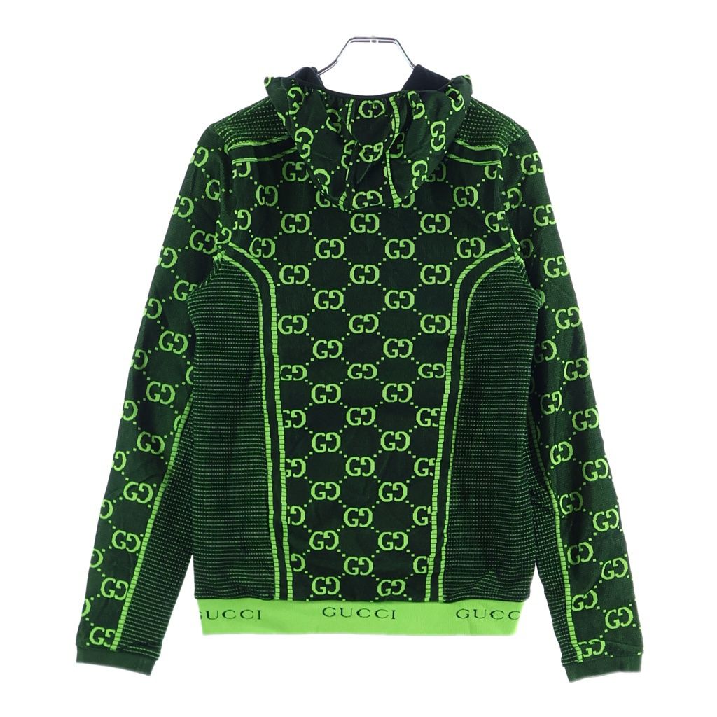 Gucci GG Pattern Light Jacket Lime Green — view 2