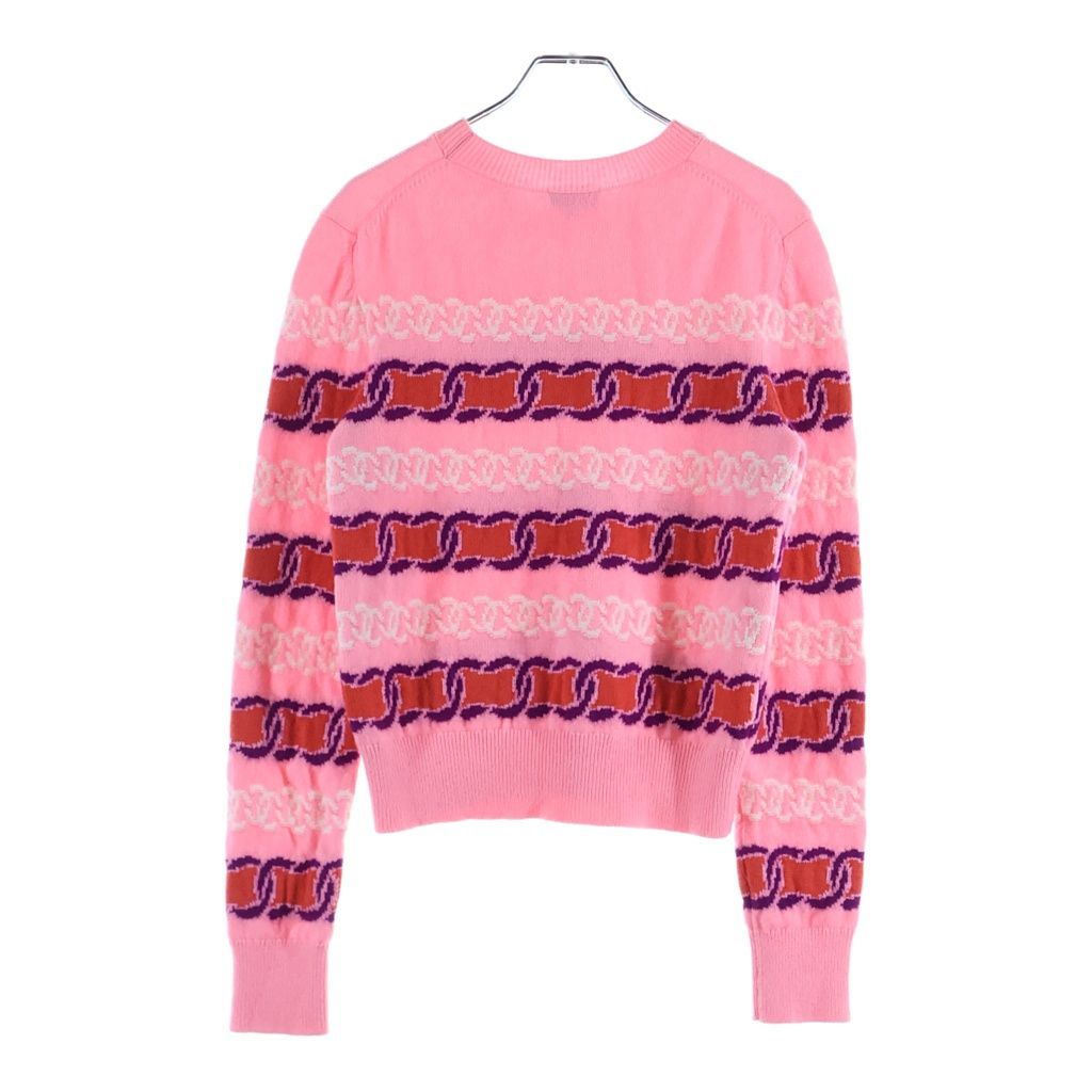 Chanel Cashmere Blend CC Logo Knit Pink 34 Sweater — view 2