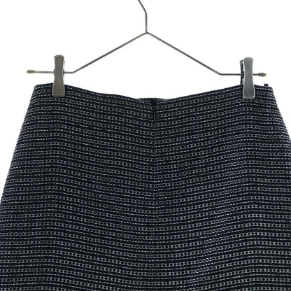 Chanel Hem Lace Tweed Skirt Black 36 — view 4