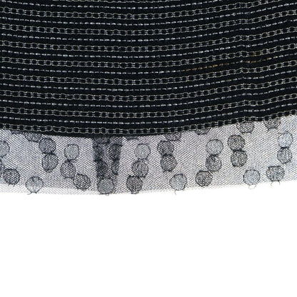 Chanel Hem Lace Tweed Skirt Black 36 — view 5
