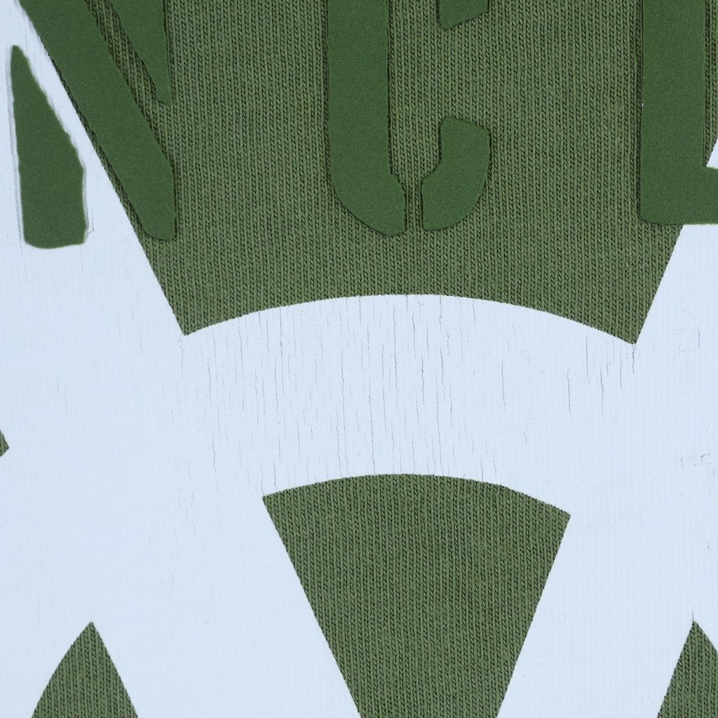 Moncler Safari SS Tee Front Logo Print T-Shirt Khaki — view 6
