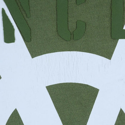 Moncler Safari SS Tee Front Logo Print T-Shirt Khaki — view 6