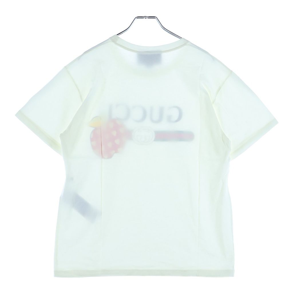 Gucci Front Logo Print Short Sleeve T-Shirt White — view 2