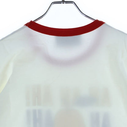 Gucci Front Print Ringer Short Sleeve T-Shirt White — view 4