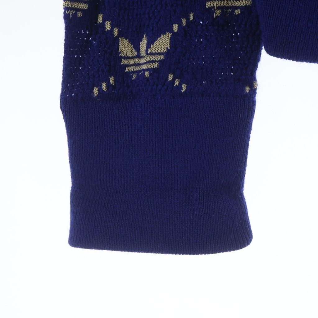 Gucci Adidas GG Jacquard Knit Cardigan Blue — view 5