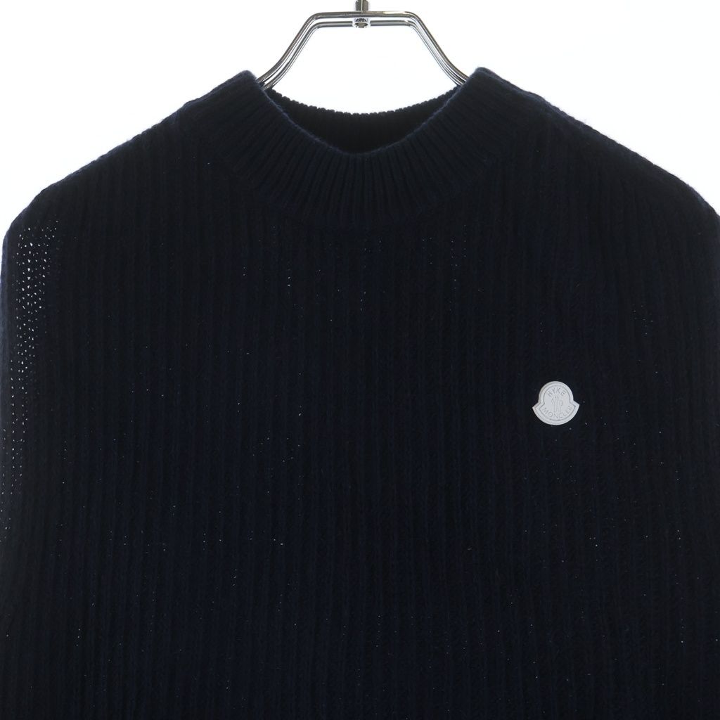 Moncler Hyke Cashmere Knit Vest Navy — view 3