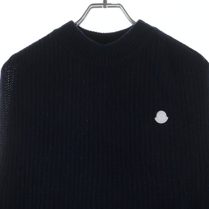 Moncler Hyke Cashmere Knit Vest Navy — view 3