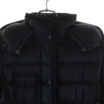 Moncler Hermine Down Coat Black — view 3