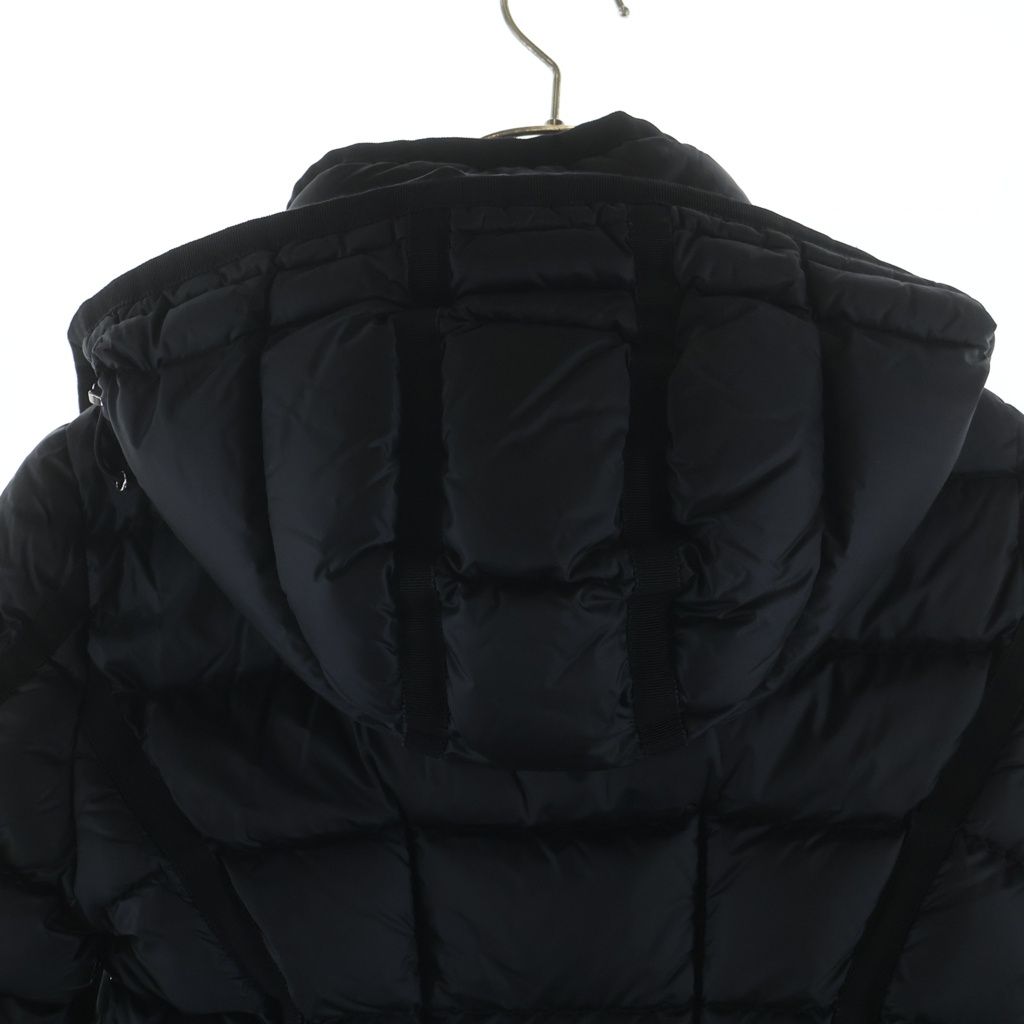 Moncler Hermine Down Coat Black — view 4