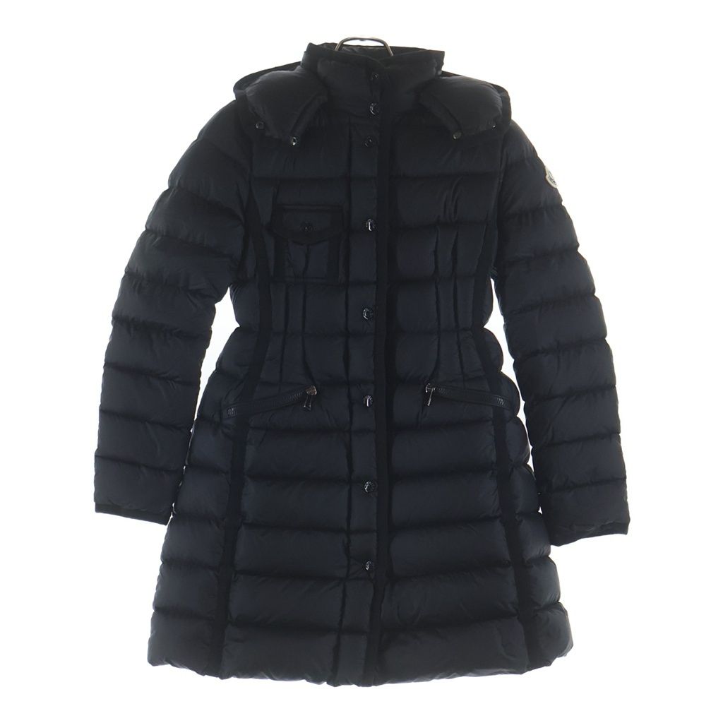 Moncler Hermine Down Coat Black