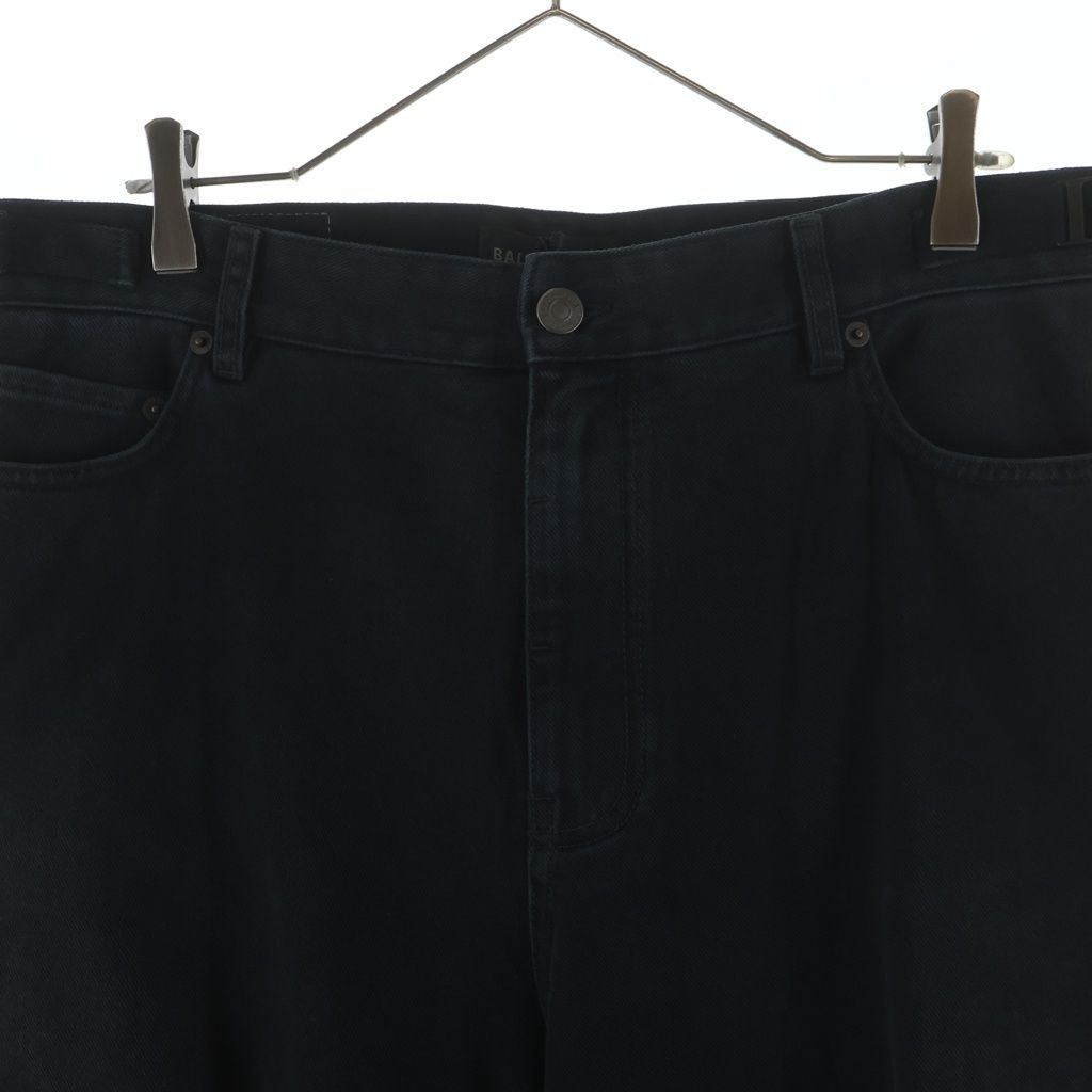 Balenciaga Soft Black Hand Denim Pants Wide Cargo — view 3