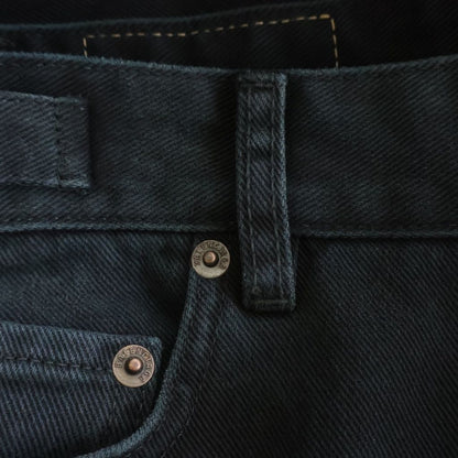 Balenciaga Soft Black Hand Denim Pants Wide Cargo — view 4