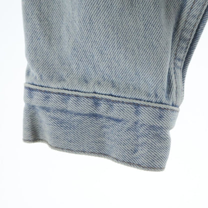 Balenciaga Back Logo Denim Jacket Blue — view 5