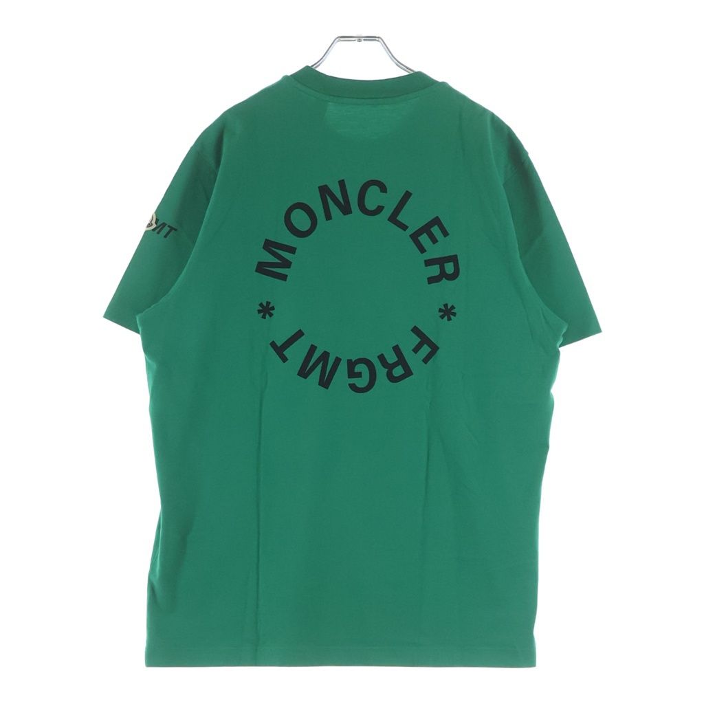 Moncler Logo Tee Double Sided Print Short Sleeve T-Shirt Green
