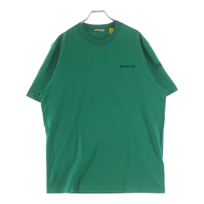 Moncler Logo Tee Double Sided Print Short Sleeve T-Shirt Green — view 2