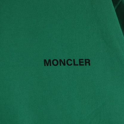 Moncler Logo Tee Double Sided Print Short Sleeve T-Shirt Green — view 5