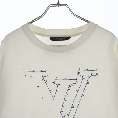 Louis Vuitton LV Stitch Embroidery T-Shirt White — view 3