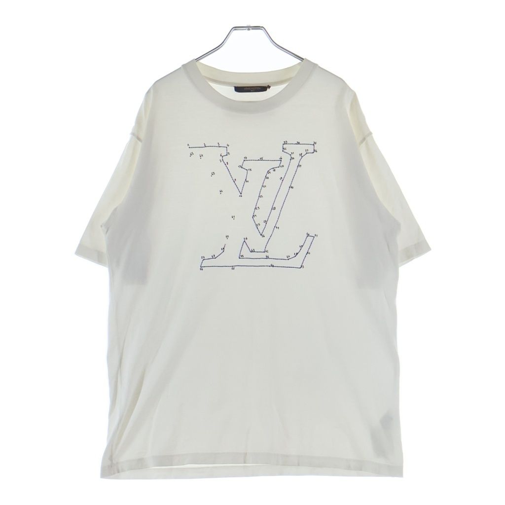 Louis Vuitton LV Stitch Embroidery T-Shirt White