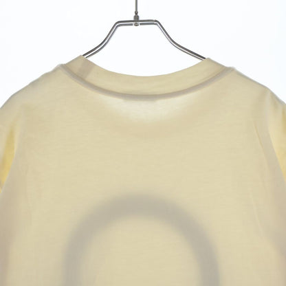 Moncler Studs Logo Tee Front Print Crew Neck Short Sleeve T-Shirt Ivory — view 4