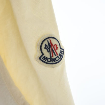 Moncler Studs Logo Tee Front Print Crew Neck Short Sleeve T-Shirt Ivory — view 6