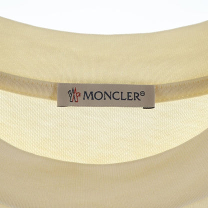 Moncler Studs Logo Tee Front Print Crew Neck Short Sleeve T-Shirt Ivory — view 7