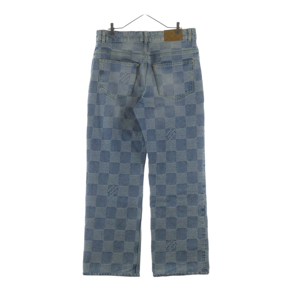 Louis Vuitton Damier Denim Skate Pants Indigo — view 2