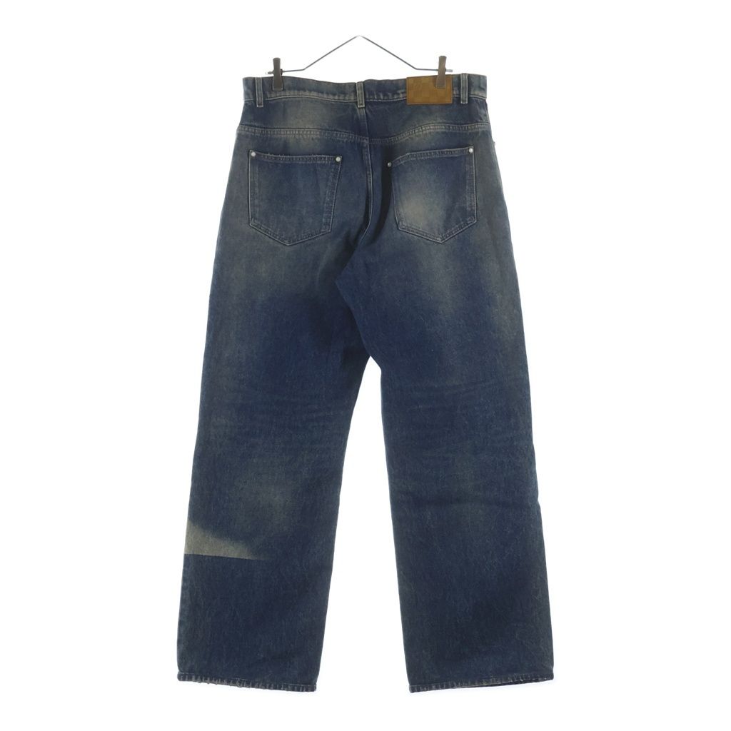 Louis Vuitton Sunfaded Effect Denim Skate Pants Indigo — view 2