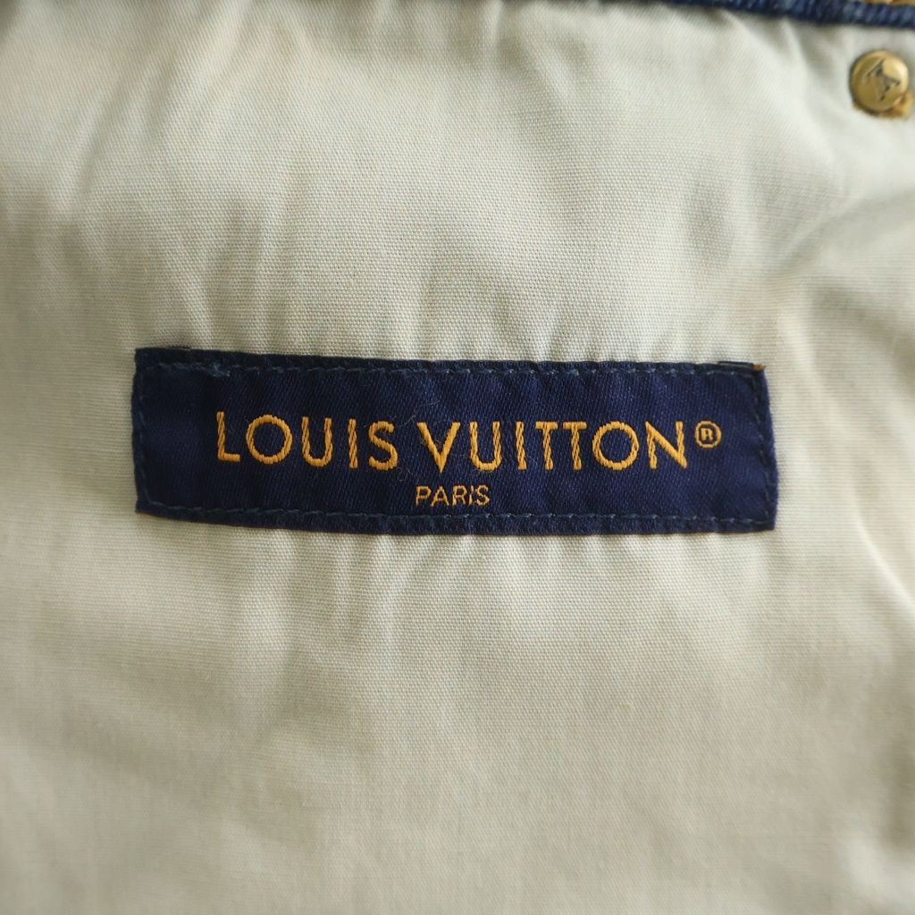 Louis Vuitton Sunfaded Effect Denim Skate Pants Indigo — view 6