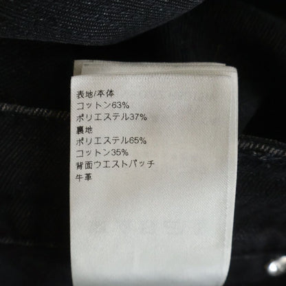 Louis Vuitton Monogram Flour Denim Pants Flower Jeans Black — view 7
