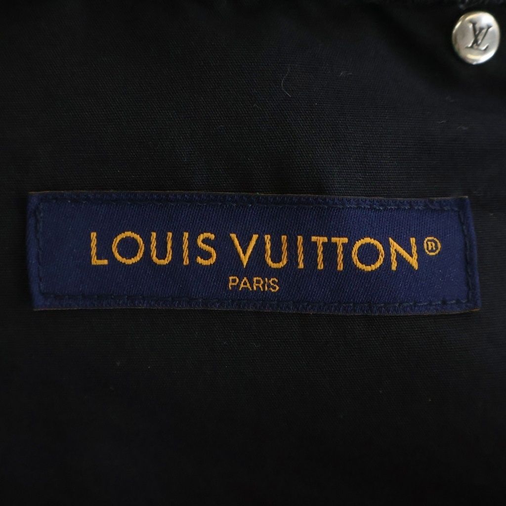 Louis Vuitton Monogram Flour Denim Pants Flower Jeans Black — view 6