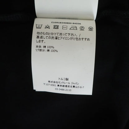 Moncler Short Sleeved Polo Shirt Logo Patch Top Black — view 8