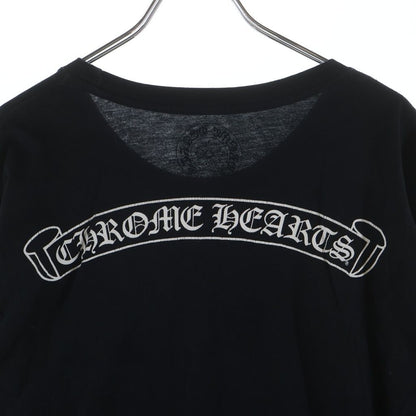 Chrome Hearts CH L S T-Shirt Back Scroll Logo Long Sleeve T Black — view 3