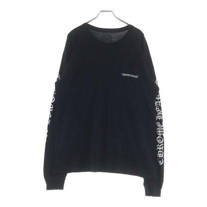 Chrome Hearts CH L S T-Shirt Back Scroll Logo Long Sleeve T Black — view 2